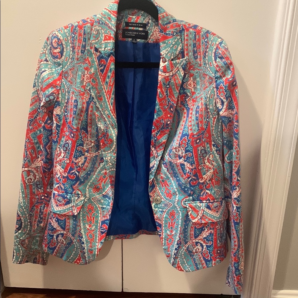 Colorful Paisley Women's Blazer